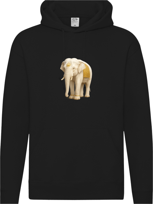Weißer Elefant Herren Hoodie