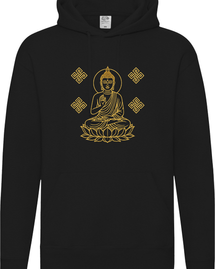 Buddha Outlines Herren Hoodie