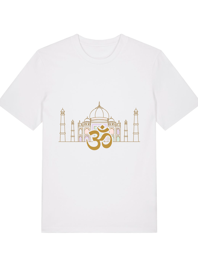 White Printed T-shirt Front