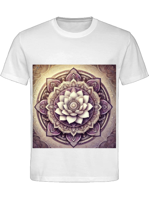 Lotus Mandala Damen T-Shirt