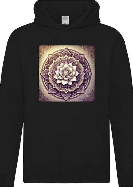 Lotus Mandala Herren Hoodie