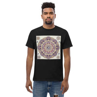 **Men's Mandala T-Shirt – Premium Quality, Stylish Casual Wear with Unique Mandala Design, Comfortable and Relaxed Fit**