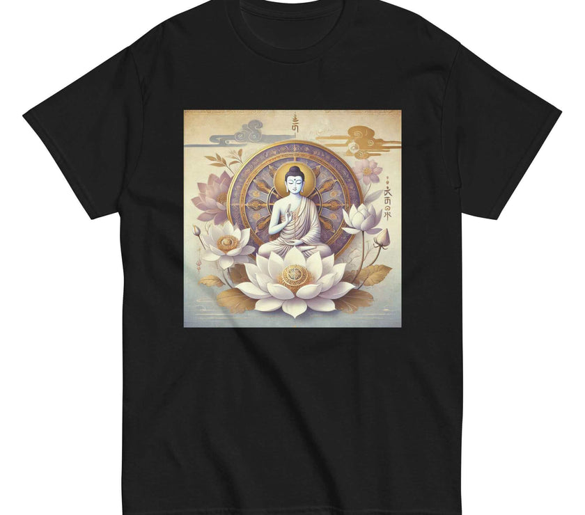 **Men's Shiva Lotus Flower T-Shirt – Premium Quality, Stylish Casual Wear with Unique Shiva Lotus Design, Comfortable and Relaxed Fit**