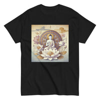 **Men's Shiva Lotus Flower T-Shirt – Premium Quality, Stylish Casual Wear with Unique Shiva Lotus Design, Comfortable and Relaxed Fit**