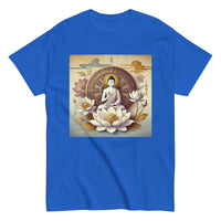 **Men's Shiva Lotus Flower T-Shirt – Premium Quality, Stylish Casual Wear with Unique Shiva Lotus Design, Comfortable and Relaxed Fit**
