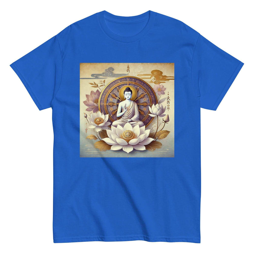 **Men's Shiva Lotus Flower T-Shirt – Premium Quality, Stylish Casual Wear with Unique Shiva Lotus Design, Comfortable and Relaxed Fit**