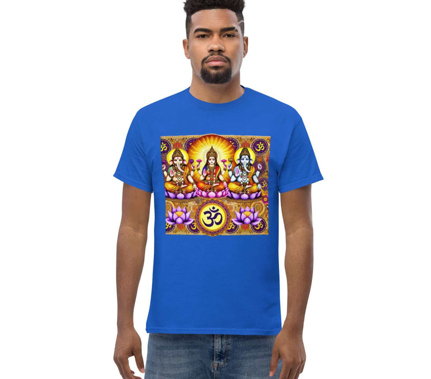 **Herren Om Shiva T-Shirt – Premiumqualität, Stilvolle Freizeitkleidung mit Einzigartigem Om Shiva-Design, Bequem und Entspannte Passform**