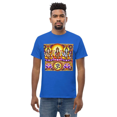 **Herren Om Shiva T-Shirt – Premiumqualität, Stilvolle Freizeitkleidung mit Einzigartigem Om Shiva-Design, Bequem und Entspannte Passform** SatoriSoul