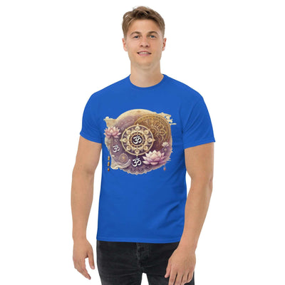 **Herren Mandala T-Shirt – Premiumqualität, Stilvolle Freizeitkleidung mit Einzigartigem Mandala-Design, Bequem und Entspannte Passform** SatoriSoul
