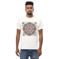 **Men's Mandala T-Shirt – Premium Quality, Stylish Casual Wear with Unique Mandala Design, Comfortable and Relaxed Fit**