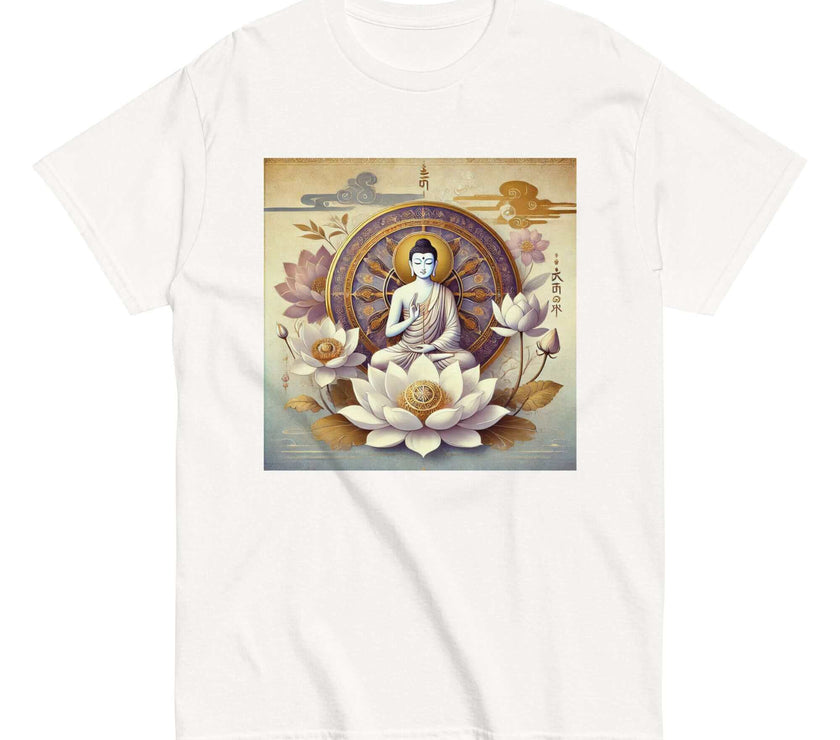 **Men's Shiva Lotus Flower T-Shirt – Premium Quality, Stylish Casual Wear with Unique Shiva Lotus Design, Comfortable and Relaxed Fit**