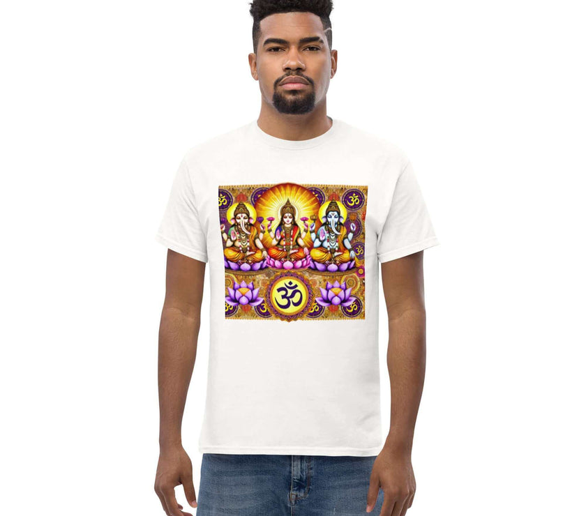 **Herren Om Shiva T-Shirt – Premiumqualität, Stilvolle Freizeitkleidung mit Einzigartigem Om Shiva-Design, Bequem und Entspannte Passform**
