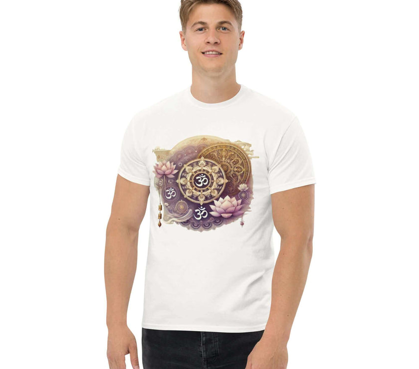 **Men's Mandala T-Shirt – Premium Quality, Stylish Casual Wear with Unique Mandala Design, Comfortable and Relaxed Fit**