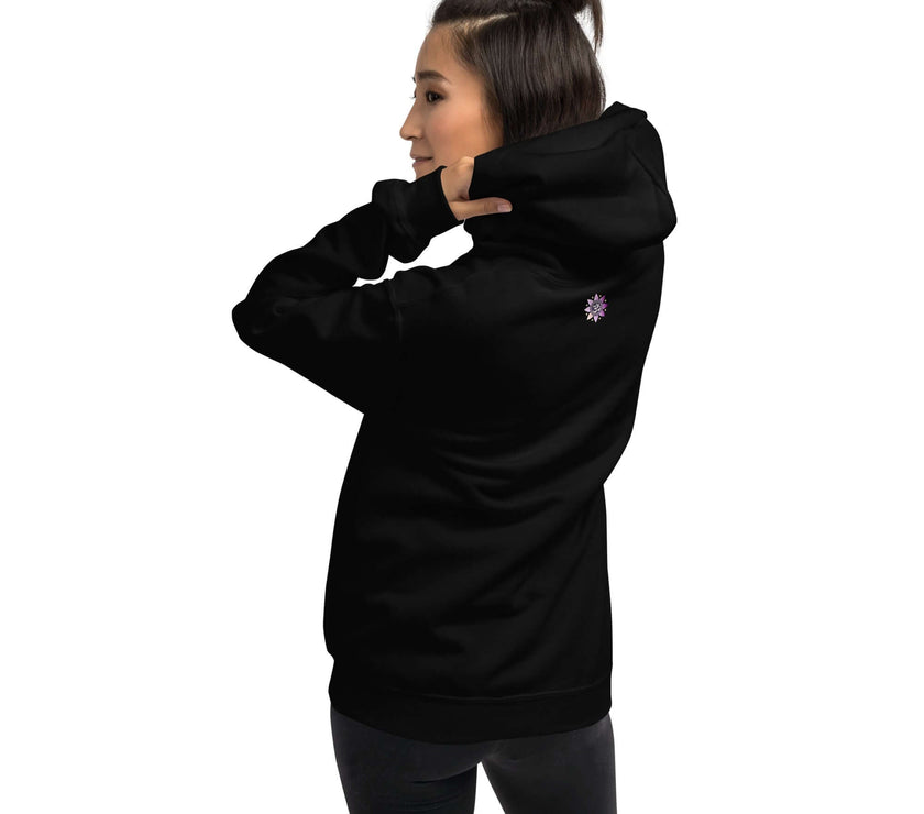 **Om of the Three Gods Hoodie – Ganesha, Shiva, Parvati Design, Spiritual, Artistic, Comfortable, Balanced Energy**