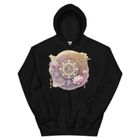 Om Mandala Women's Hoodie – Spiritual Purple and Gold Design, Yoga Hoodie, Meditation Clothing, Spiritual Fashion, Om Symbol Hoodie, Women's Fashion, Mandala Art