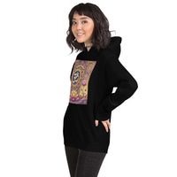 **Om Mandala Hoodie – Spiritueller Hoodie, Lila-Gold-Design, Damen Hoodie, Mandala-Kunst, Yoga-Kleidung, Meditationskleidung, Innerer Frieden, Spirituelles Geschenk, Bequeme Mode**