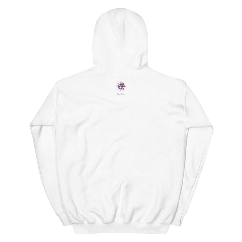 Om Mandala Women's Hoodie – Spiritual Purple and Gold Design, Yoga Hoodie, Meditation Clothing, Spiritual Fashion, Om Symbol Hoodie, Women's Fashion, Mandala Art