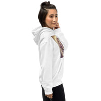 Golden Women's Buddha Mandala Hoodie, Spiritual Comfort, Boho Chic, Artistic Fashion, Mindfulness Hoodie, Meditation