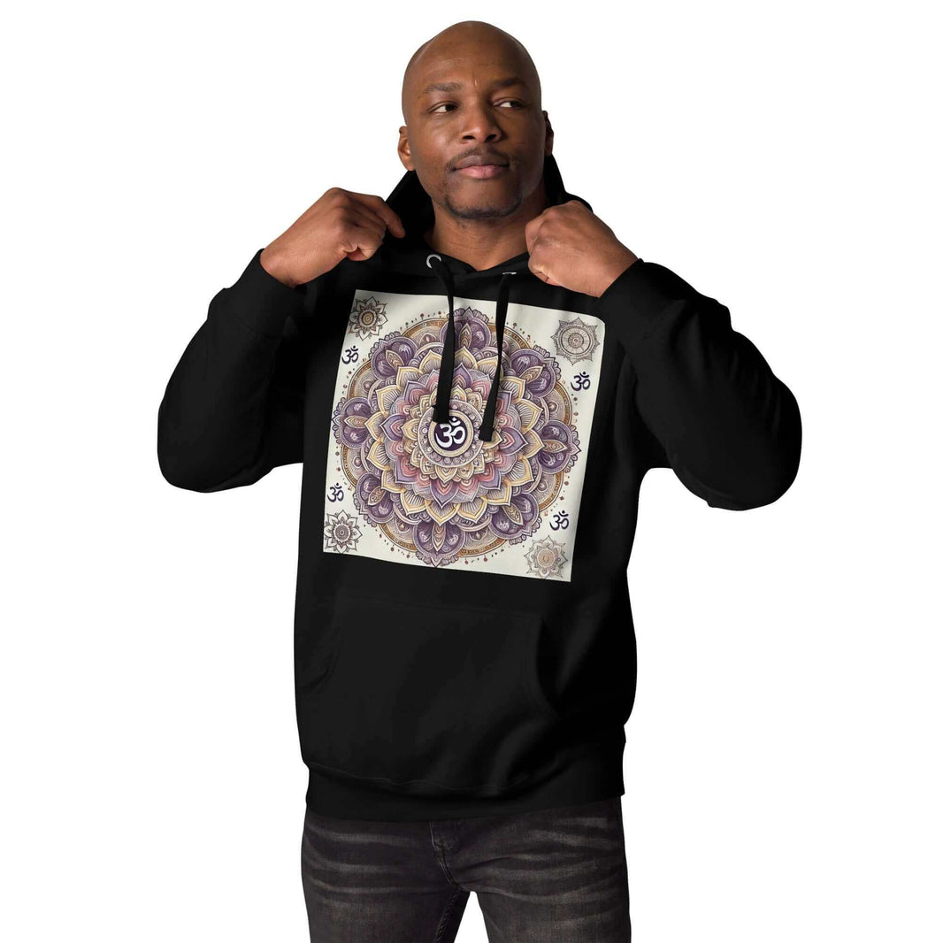 herren mandala hoodie – premium qualitä