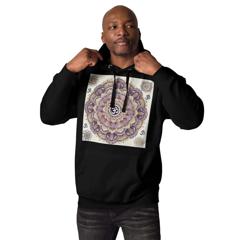 herren mandala hoodie – premium qualitä