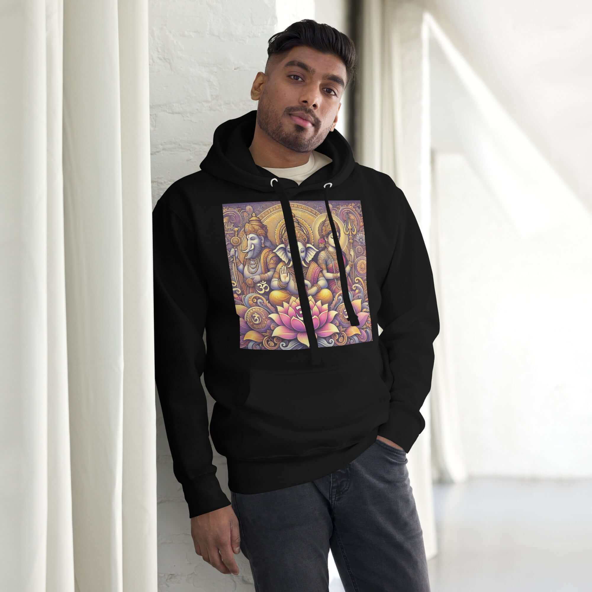 Herren Hoodie Drei