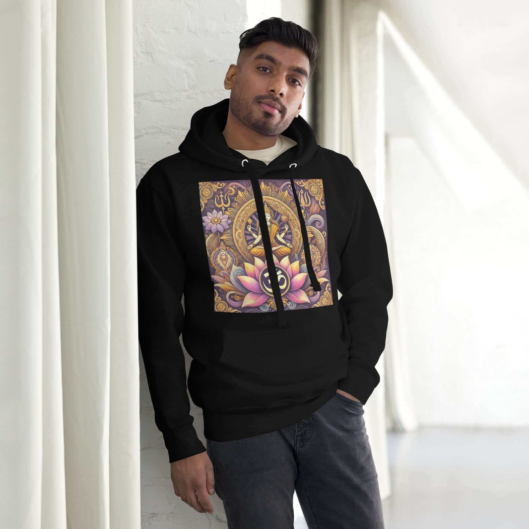 herren shiva om hoodie – premium-qualitä