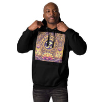 herren om lotus hoodie – premium-qualitä
