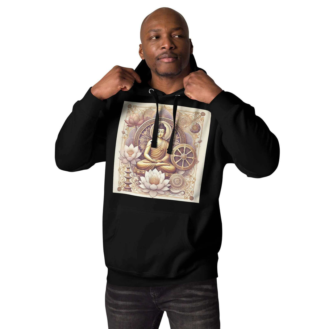 herren buddha hoodie – premium qualitä