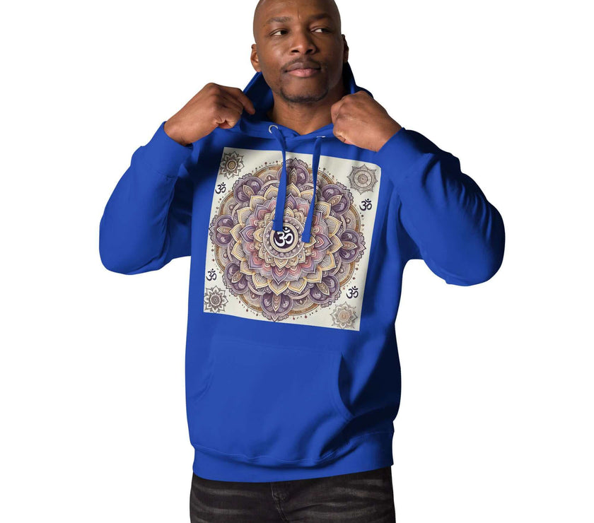 herren mandala hoodie – premium qualitä