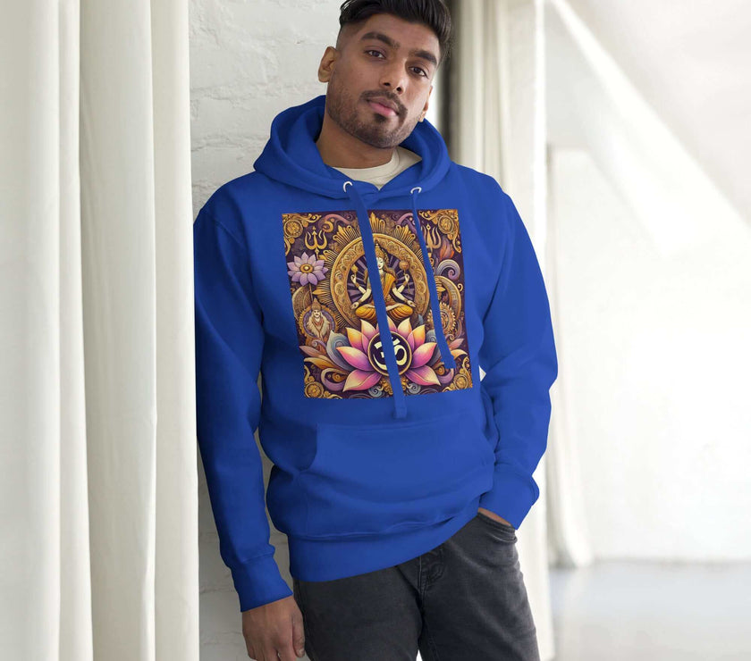 herren shiva om hoodie – premium-qualitä