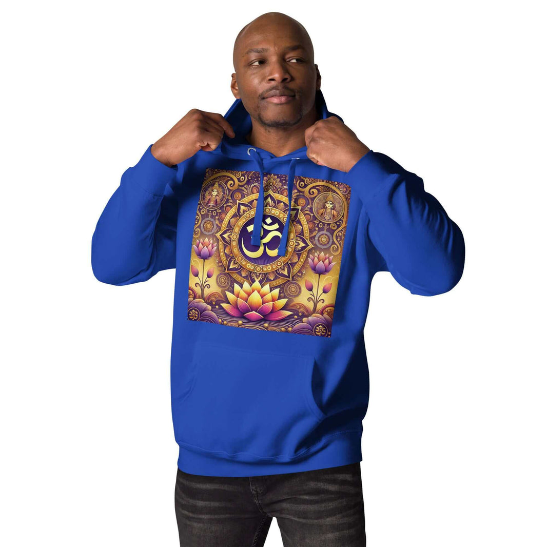 herren om lotus hoodie – premium-qualitä