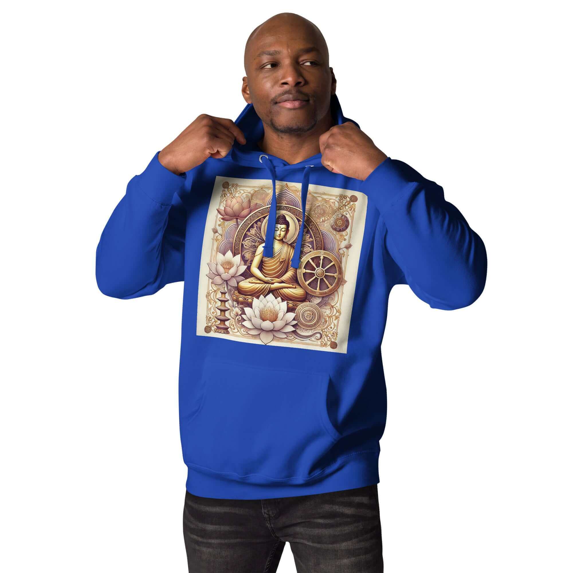 herren buddha hoodie – premium qualitä