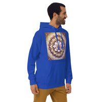 herren lotus mandala hoodie – premium qualitä
