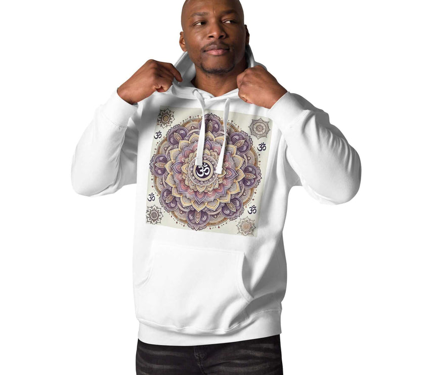 herren mandala hoodie – premium qualitä