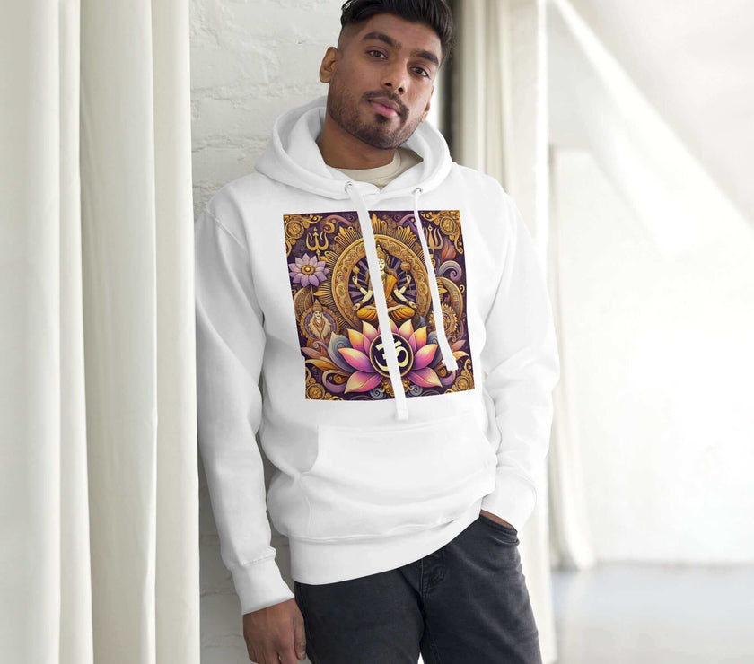 herren shiva om hoodie – premium-qualitä
