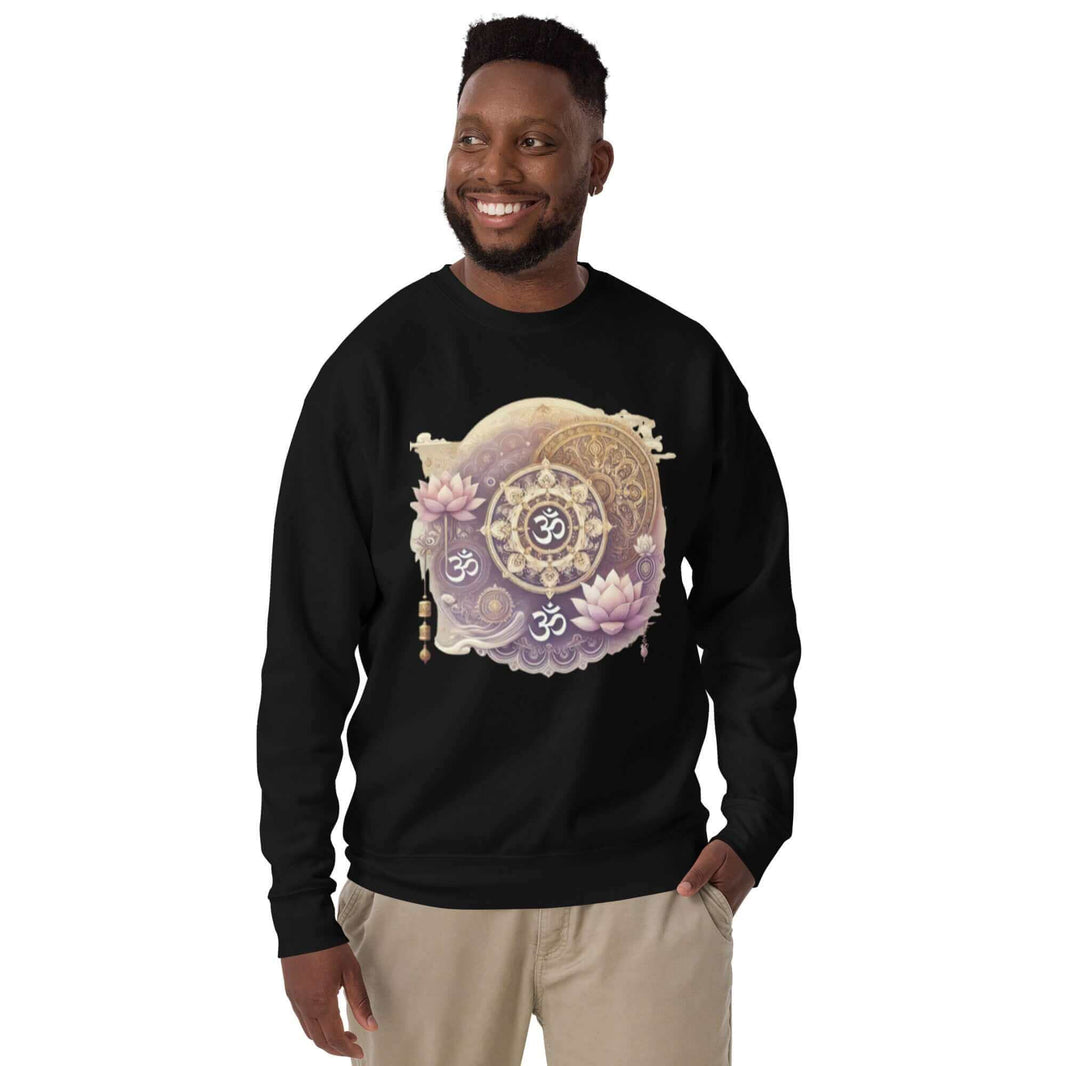 herren om mandala pullover – premium qualitä