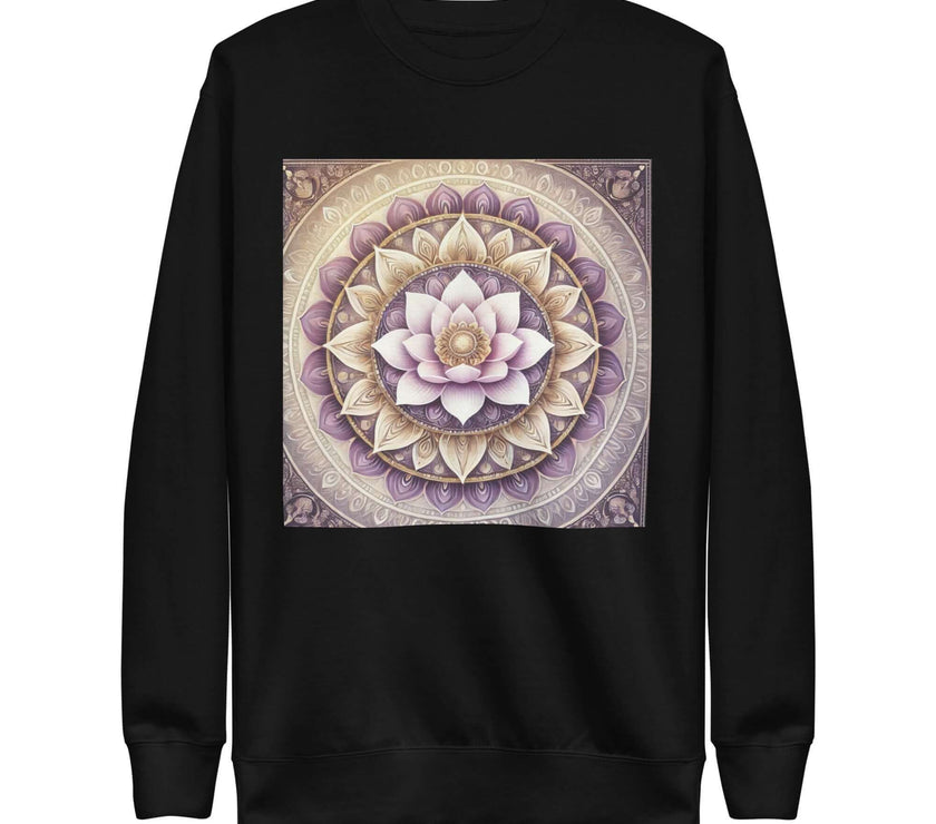 herren lotus mandala pullover – premium-qualitä
