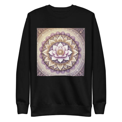 herren lotus mandala pullover – premium-qualitä