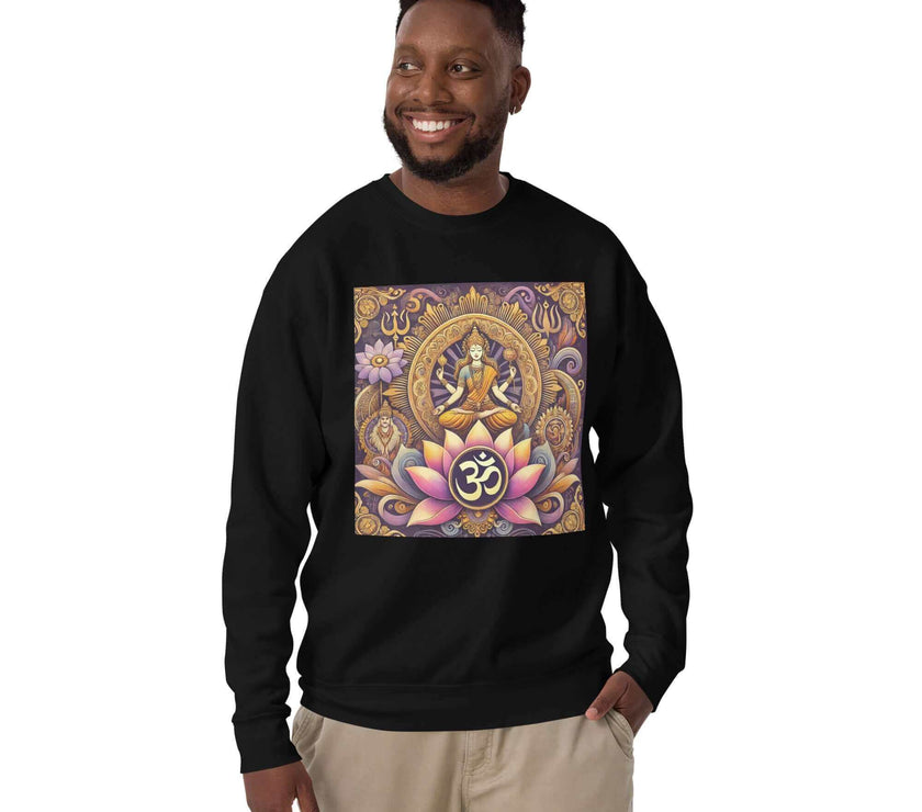 herren om shiva pullover – premium-qualitä