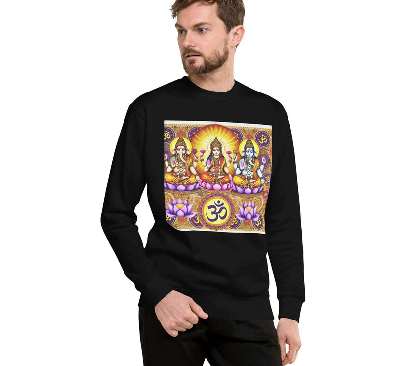 **Herren Om Shiva Pullover – Premium-Qualitä