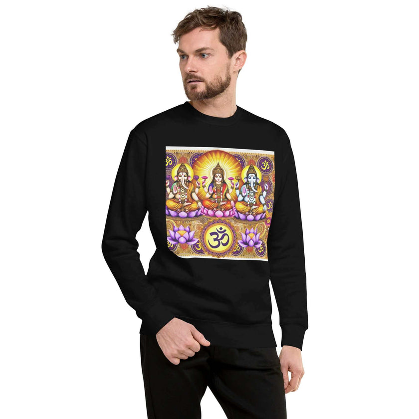 **Herren Om Shiva Pullover – Premium-Qualitä