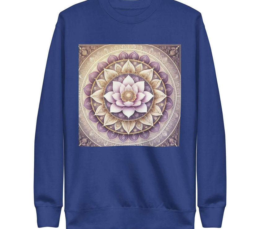 herren lotus mandala pullover – premium-qualitä