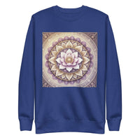 herren lotus mandala pullover – premium-qualitä
