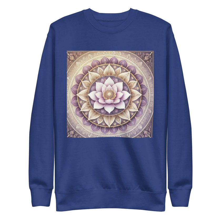 herren lotus mandala pullover – premium-qualitä