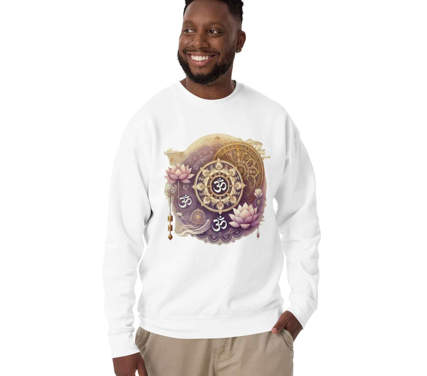 herren om mandala pullover – premium qualitä