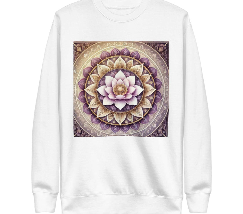 herren lotus mandala pullover – premium-qualitä